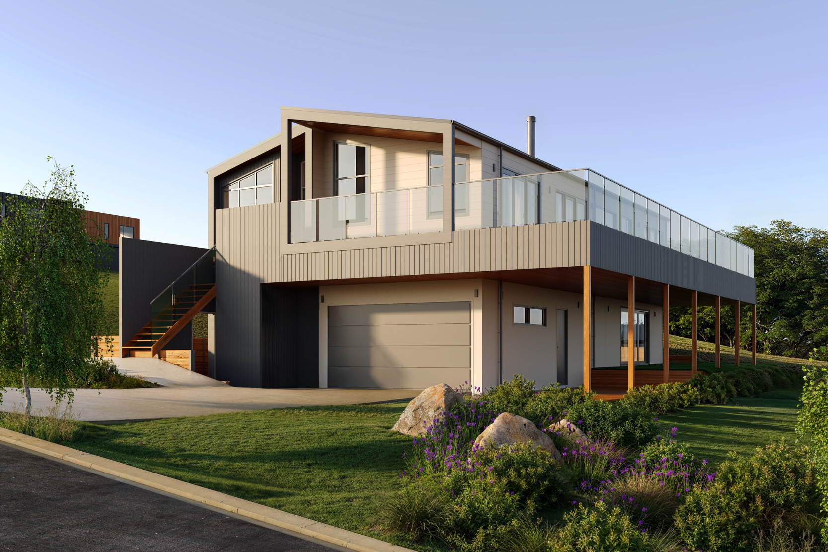 Jindabyne Project Exterior - Anchor Homes Custom Modular Home